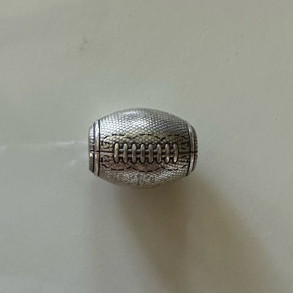 Brighton Silver Football Charm